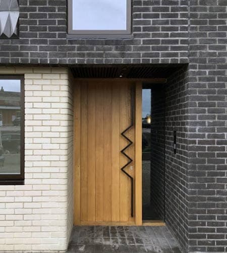 تصویر 3 از آجر نما نسوز مشکی تضاد چشم‌ گیر در طراحی مدرن